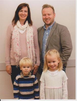 The Carlson Family back in the UK from Kampala, Uganda.
