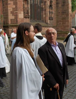 Will Marshall's Ordination at Chester Cathedral - 14th June'14
Will & Walter
