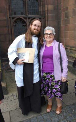 Will Marshall's Ordination at Chester Cathedral - 14th June'14
Will & Sue C-B
