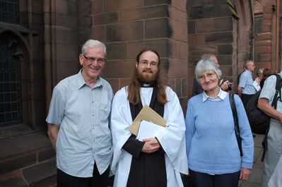 Will Marshall's Ordination at Chester Cathedral - 14th June'14
Jim, Will & Avril
