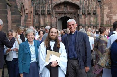 Will Marshall's Ordination at Chester Cathedral - 14th June'14
Judy, Will & Steve
