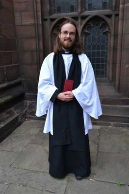 Revd. Will Marshall at his ordination at Chester Cathedral - Sunday 21st July 2013
