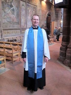 Ian Pettigrew licensed as a Reader in Chester Cathedral on Saturday 22nd Oct '11 after 3 years of study
