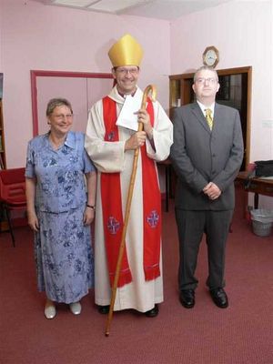 Confirmation - Ada, Bishop Nigel & Mark
