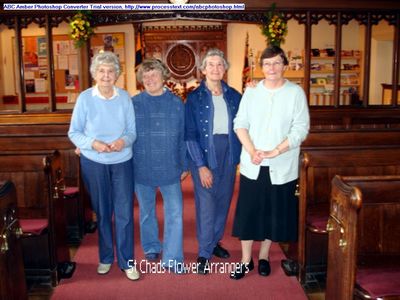 The Harvest Flower Arranging Team
