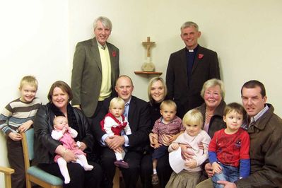 The dedication of the Quiet Room in fond rememberance of the life and service of Edna Willocks
