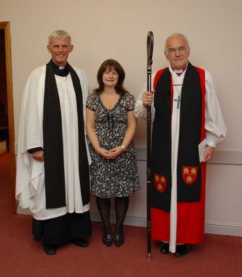 Induction Service 9th September
Steve, Jo and Bishop of Chester
