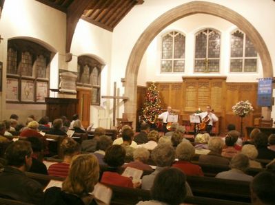 The audience at the Two Cellos Soiree - Dec 2006
