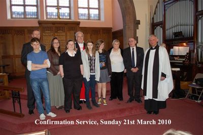 Confirmation Service - Sunday 21st March
